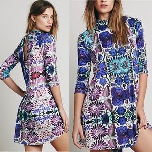 Free People Floral Mini Dress